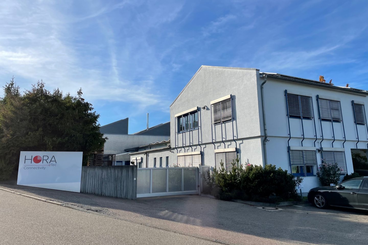 Firmengebäude HORA eTec Connectivity in Eberdingen