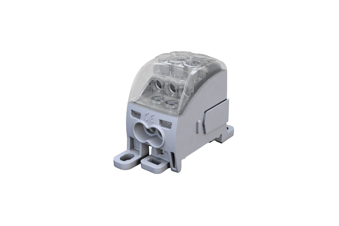 Verteilerblock PDB 160 mit transparentem Deckel