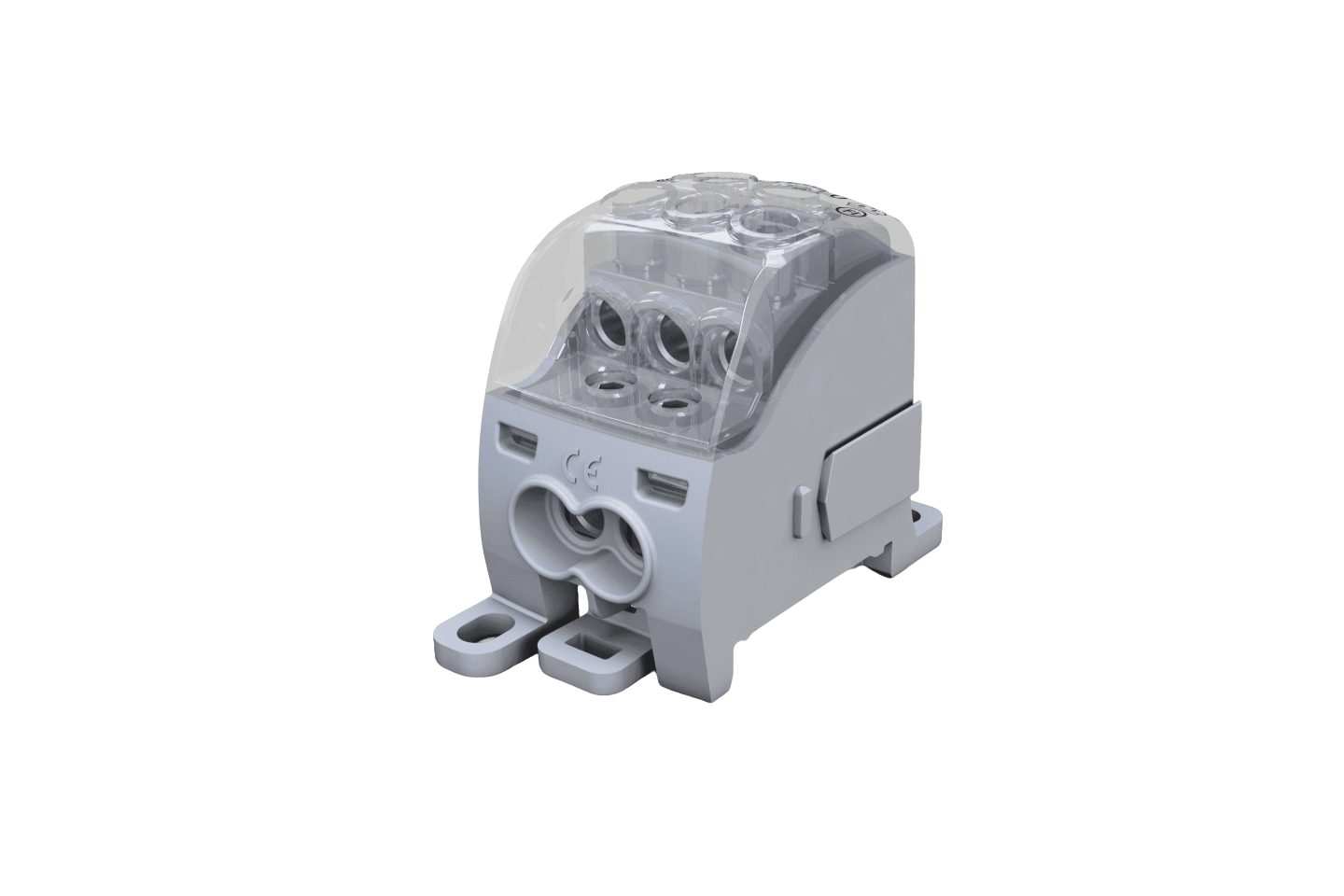 Verteilerblock PDB 210 mit transparentem Deckel