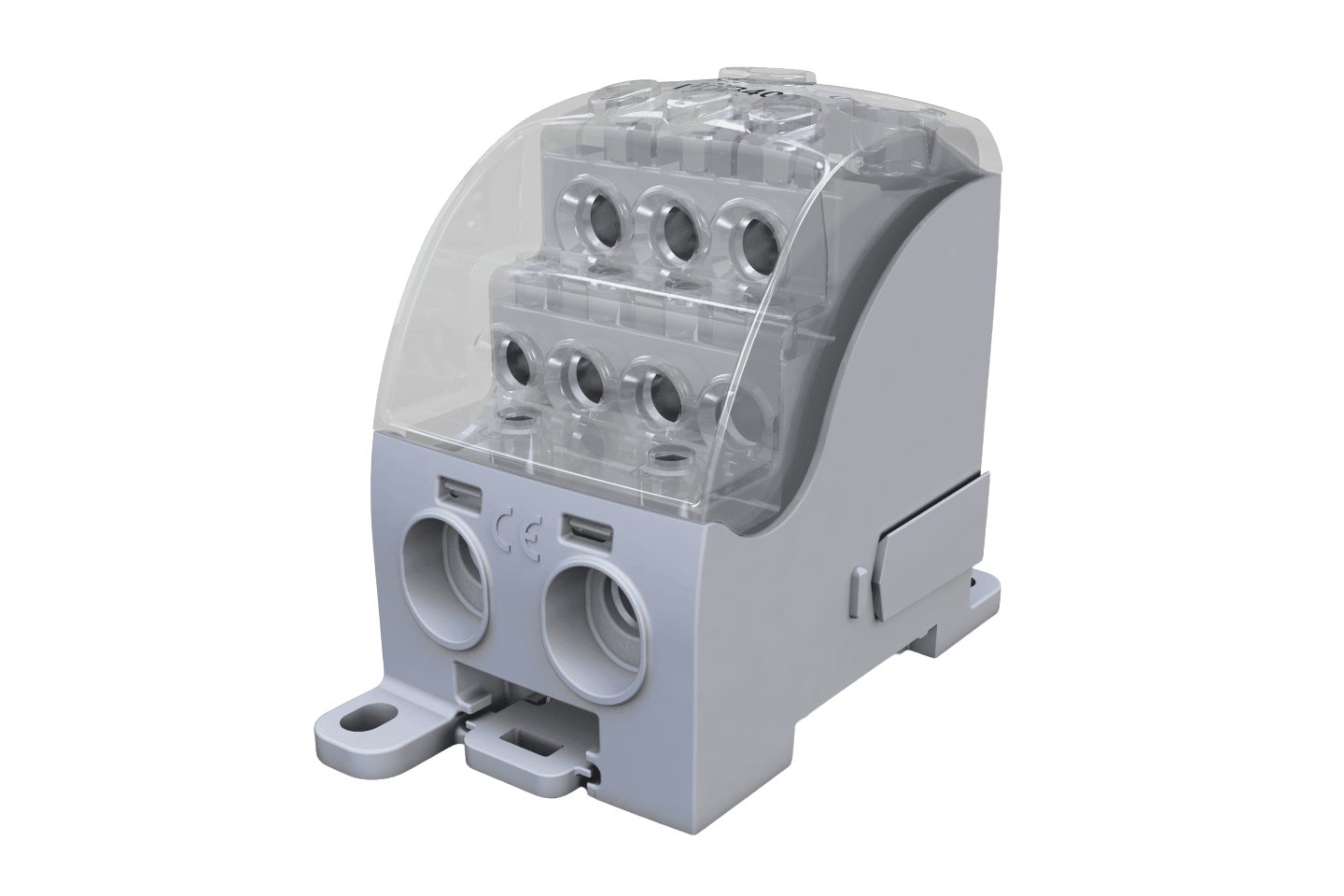 Verteilerblock PDB 400 mit transparentem Deckel