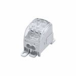 Distribution block PDB 160 transparent grey