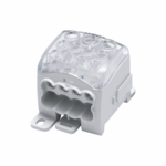 Distribution block PDB 270 transparent grey