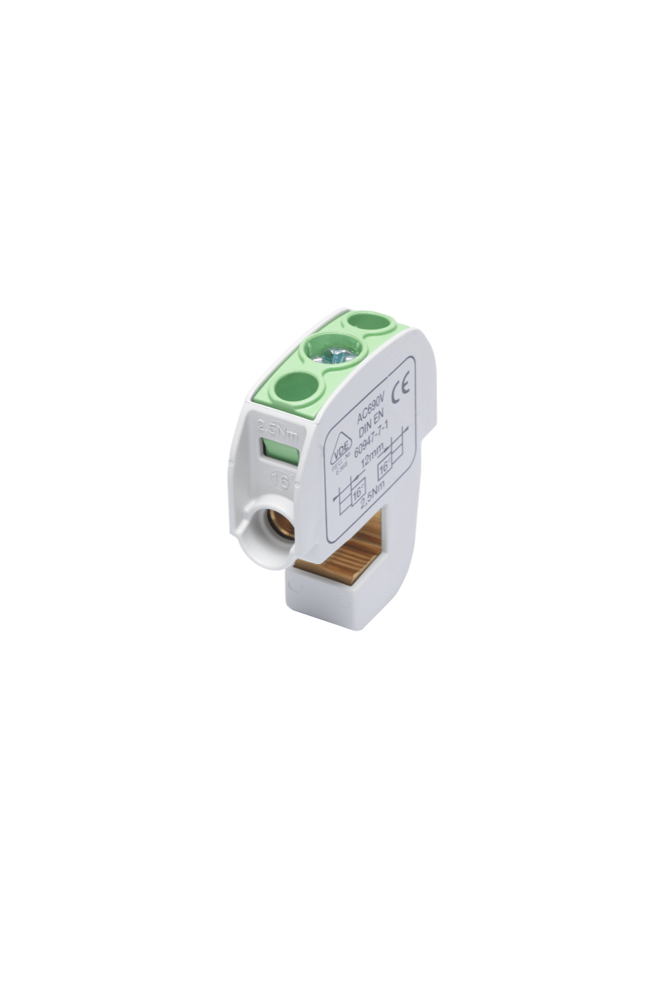 Conductor connection terminal SSAK 16 green