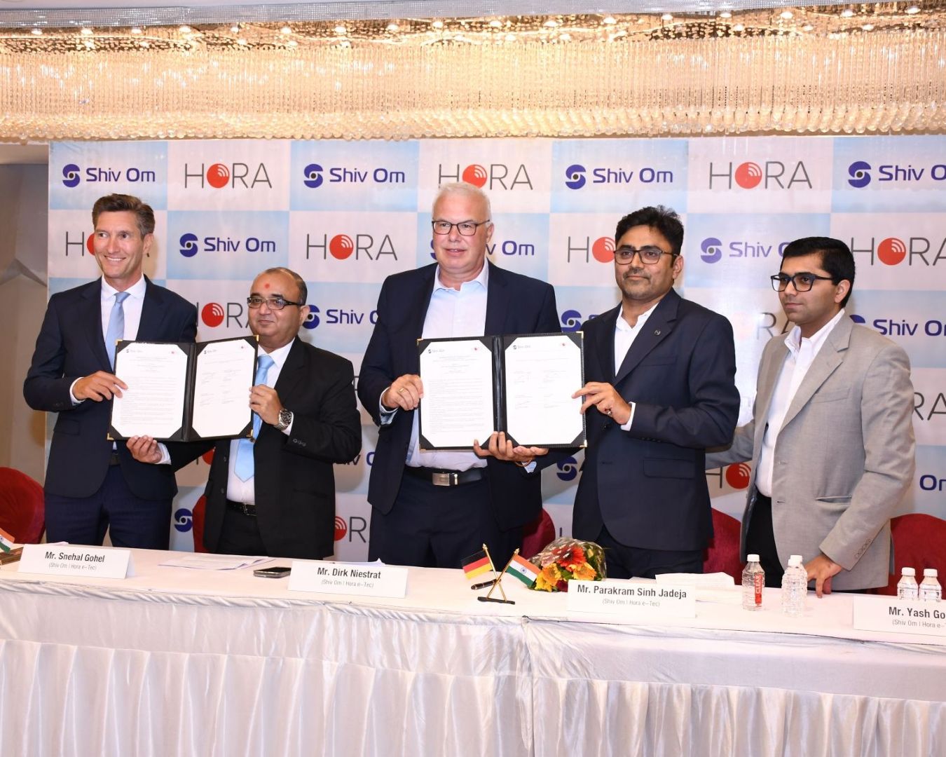 Offizielle Eröffnungsfeier von HORA India gemeinsam mit unseren Joint Venture Partnern von Shiv Om Brass Industries