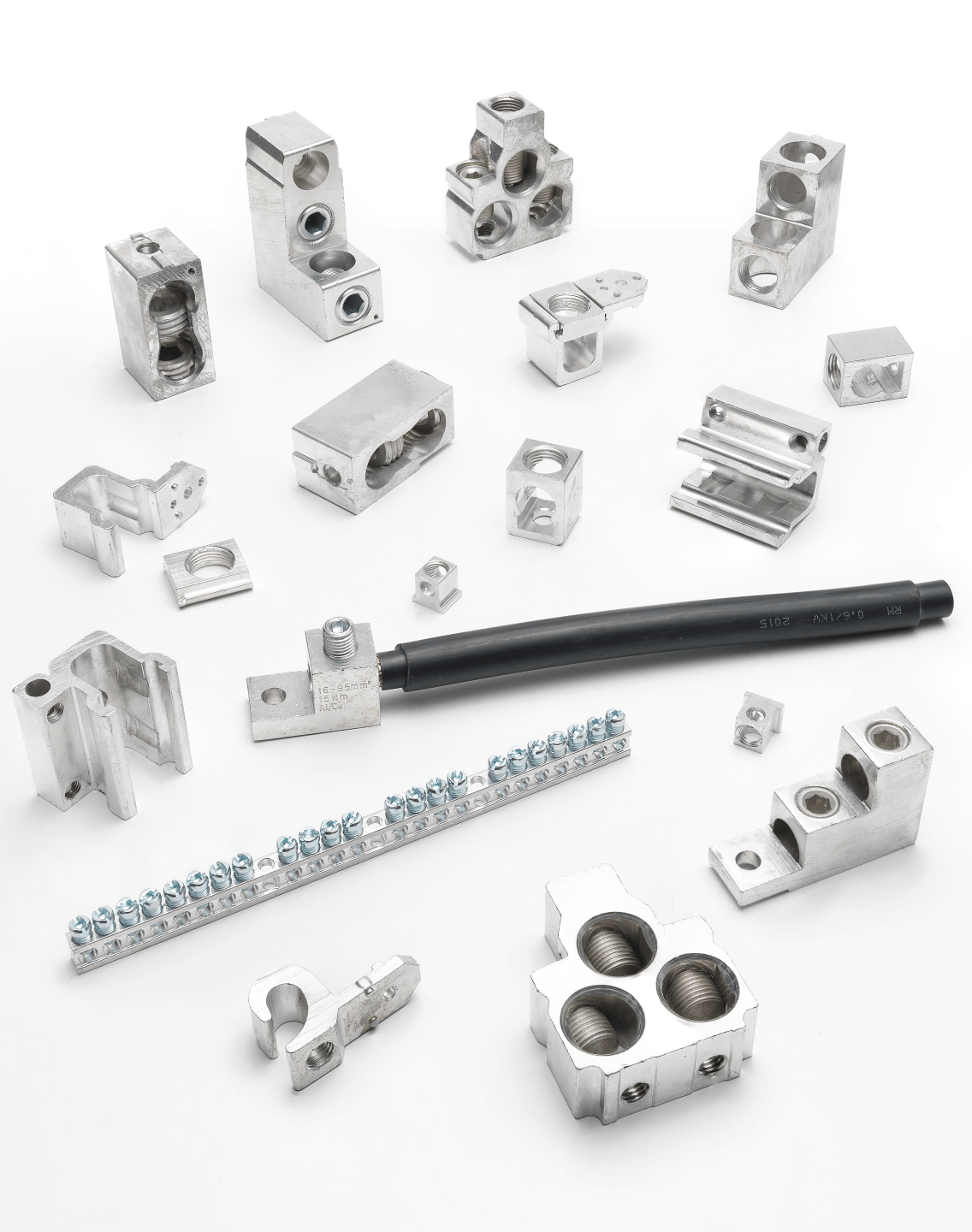 Aluminium connector terminal product range