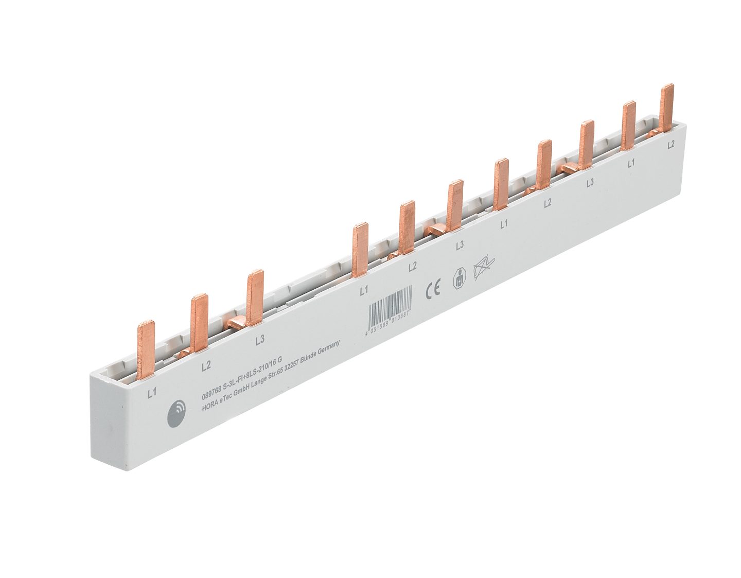 SlimRail Phasenschiene Steg für FI