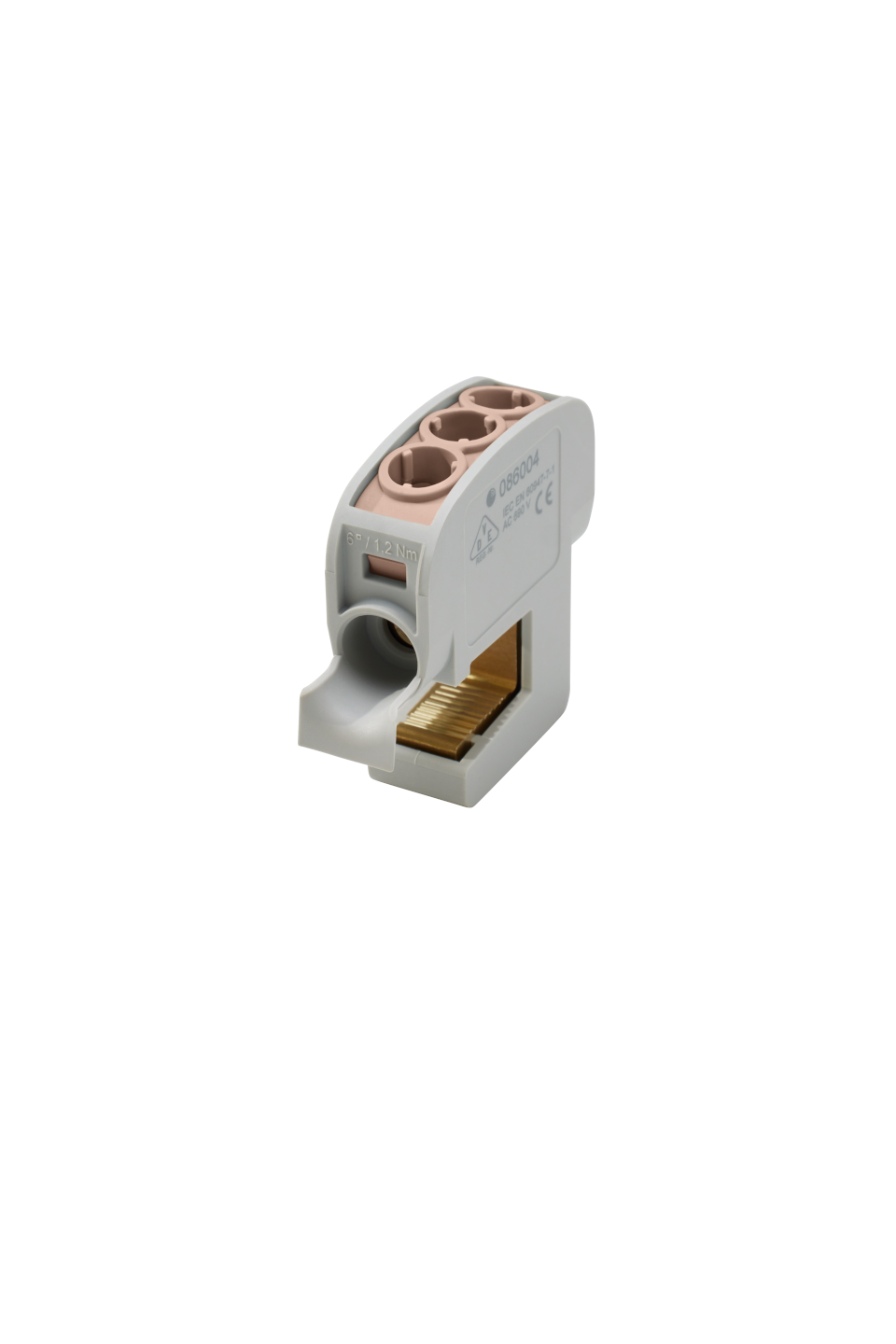 Conductor connection terminal SSAK 6 brown