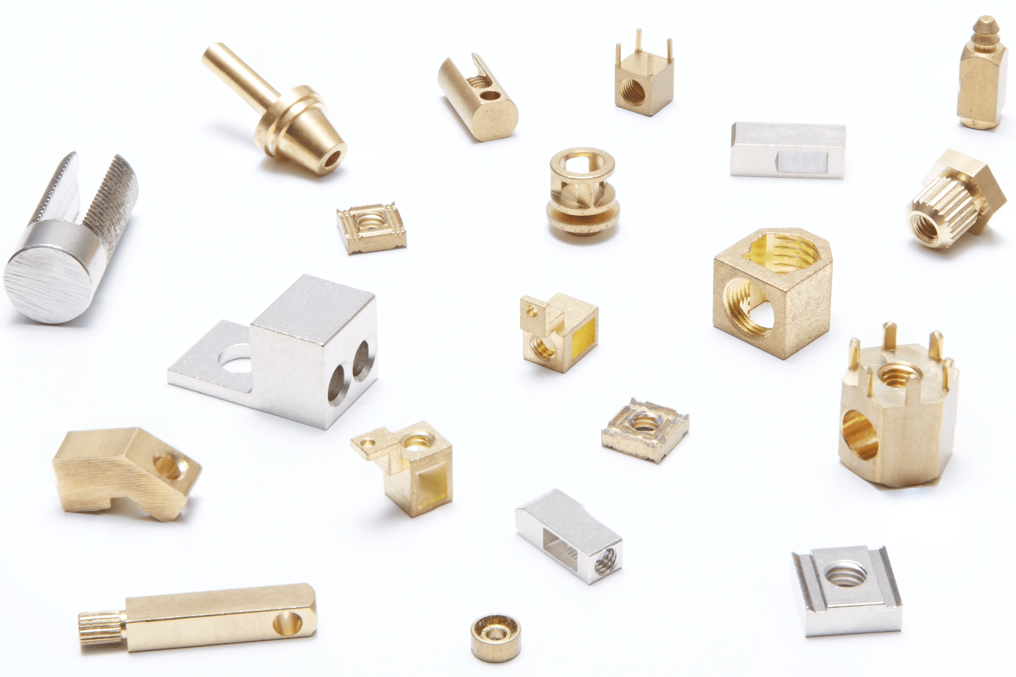 Selection of custom turned parts