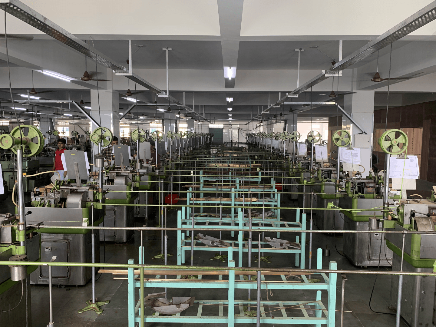 Produktionshalle bei unserem indischen Produktionspartner Shiv om brass industries